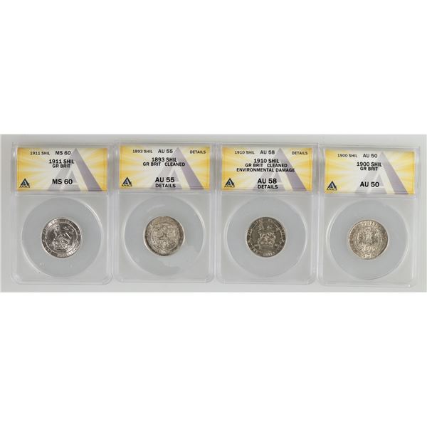 British Shillings (4) [199855]
