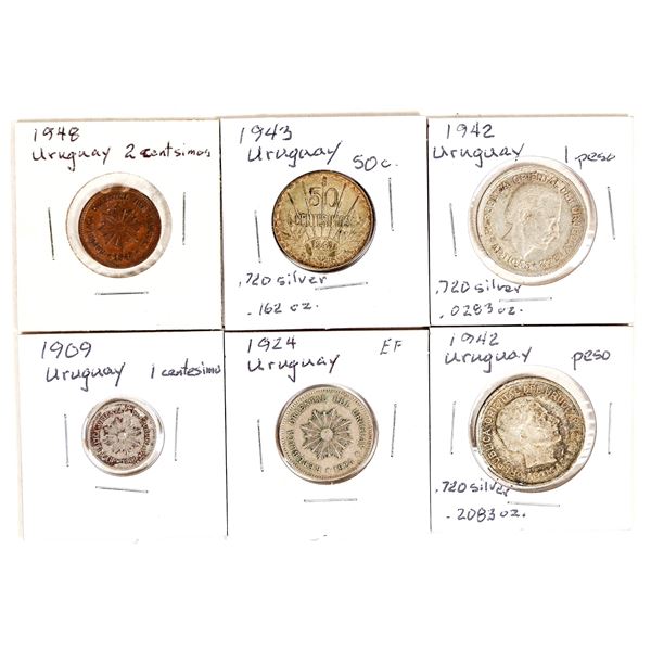 Coins of Uruguay (6) [200578]