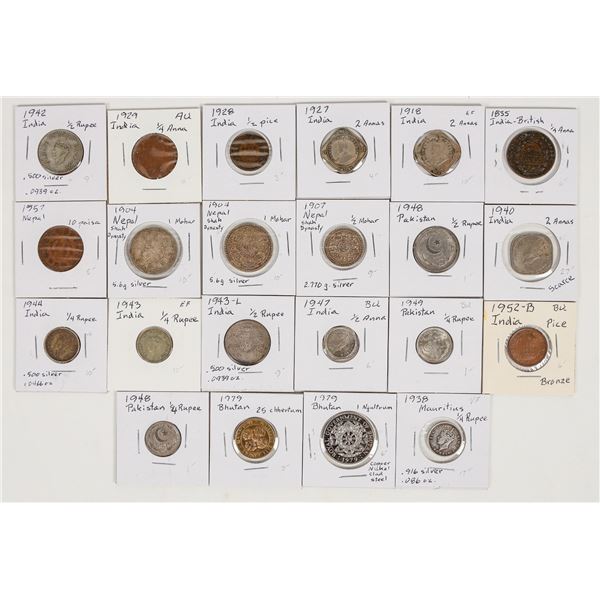 Coins from Countries near India (22) [201025]