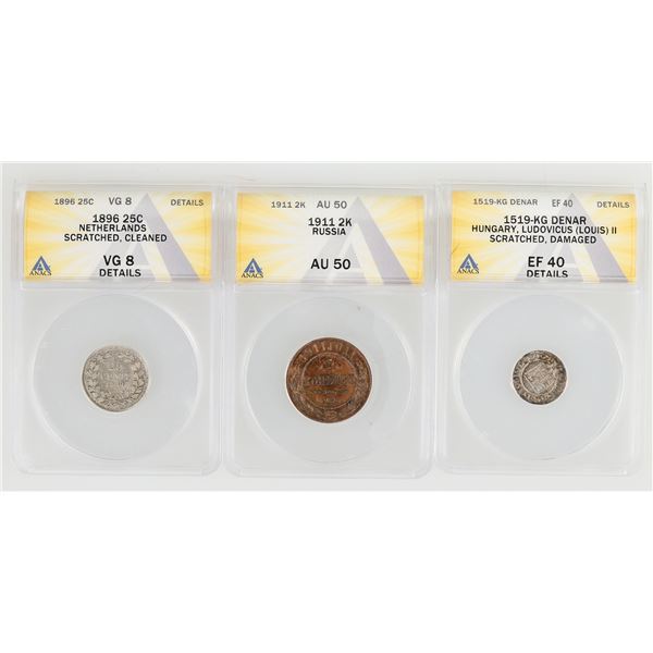 Coins: Hungary/Russia/Netherlands (3) [199853]