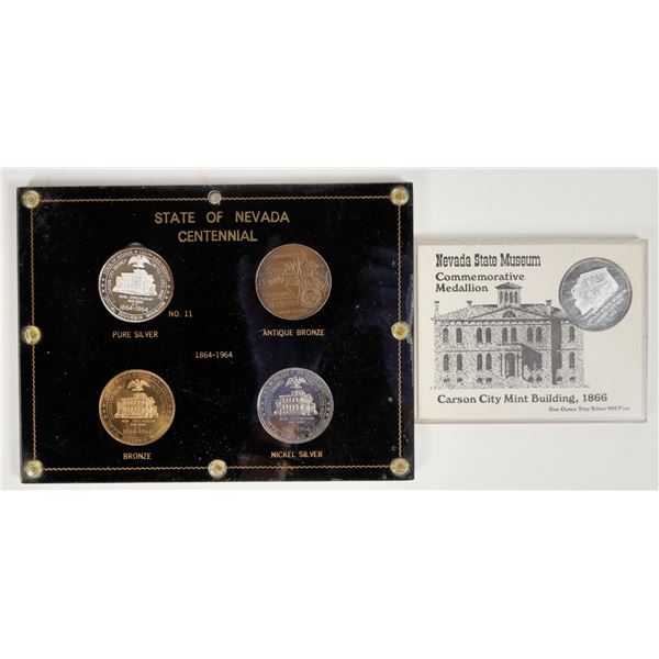 Nevada Centennial Medals (5) [202069]