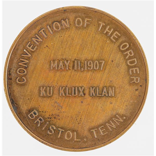 Ku Klux Klan Convention Medal from 1907 [202581]