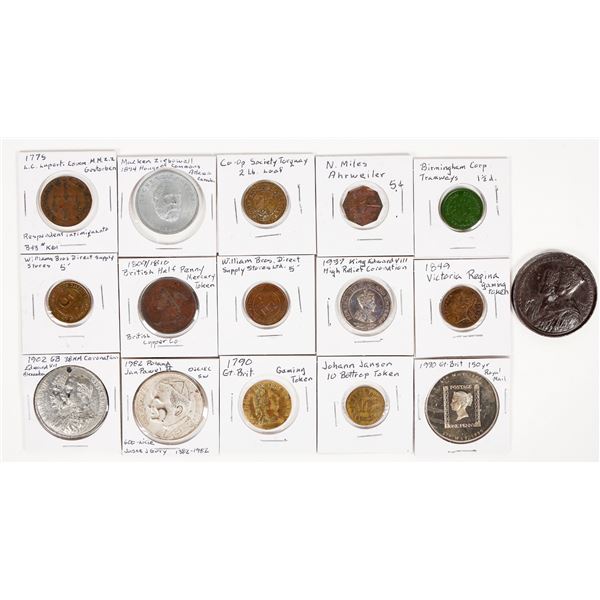British Token/Medal Group (15) [202425]