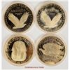 Image 2 : Gold Plated Medals (4) [202020]