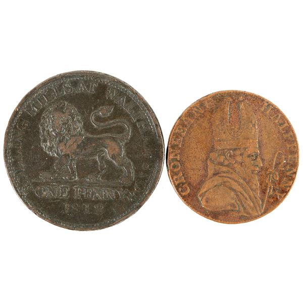 Irish Mining/British Copper Smelting Coins (2) [202632]
