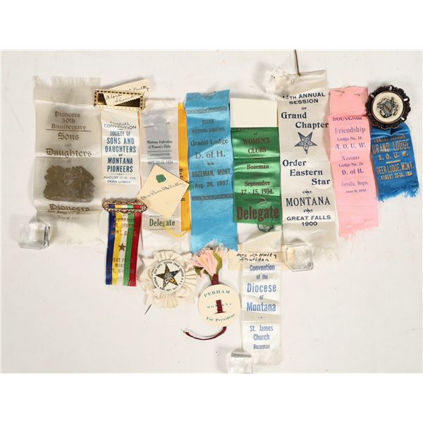 Montana Badges and Ribbons 1897-1934 [197257]
