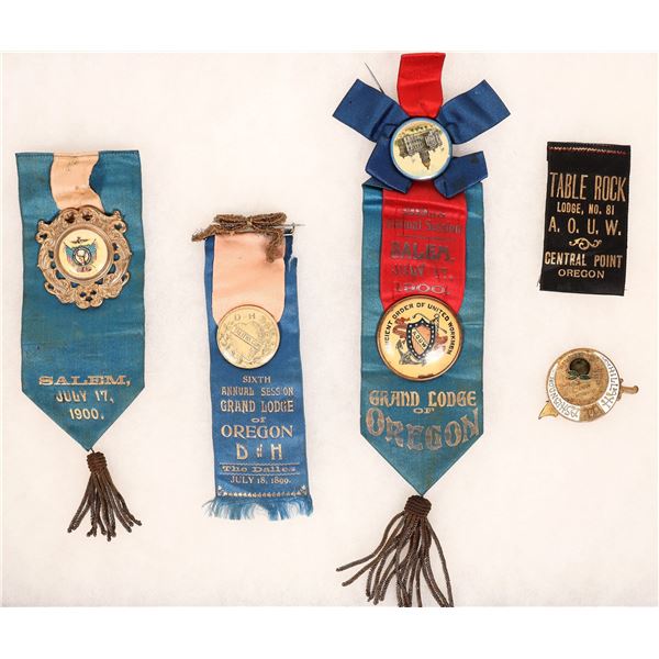 Oregon Fraternal Breast Badges, 4 [182938]