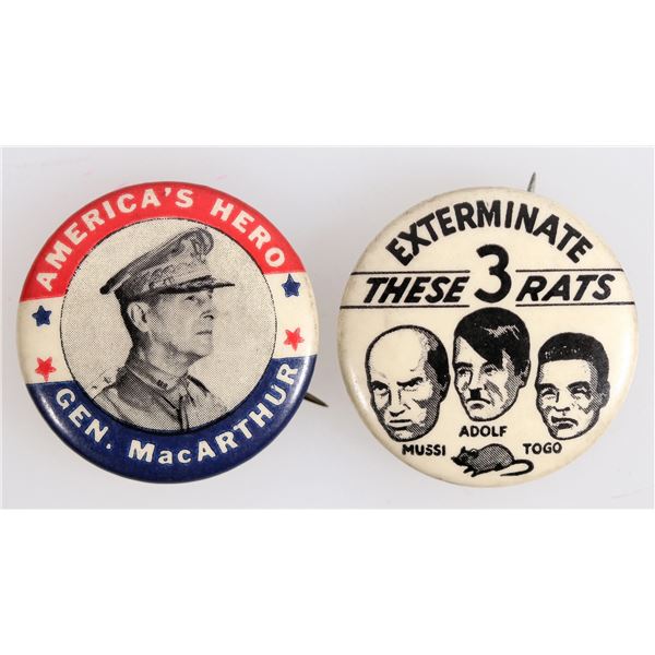 WWII Political Pinbacks [201388]