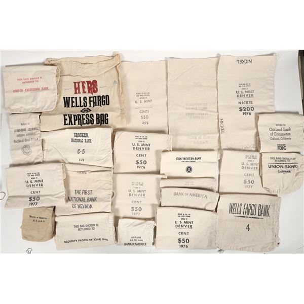 Canvas Bank Bag Collection (21) [202430]