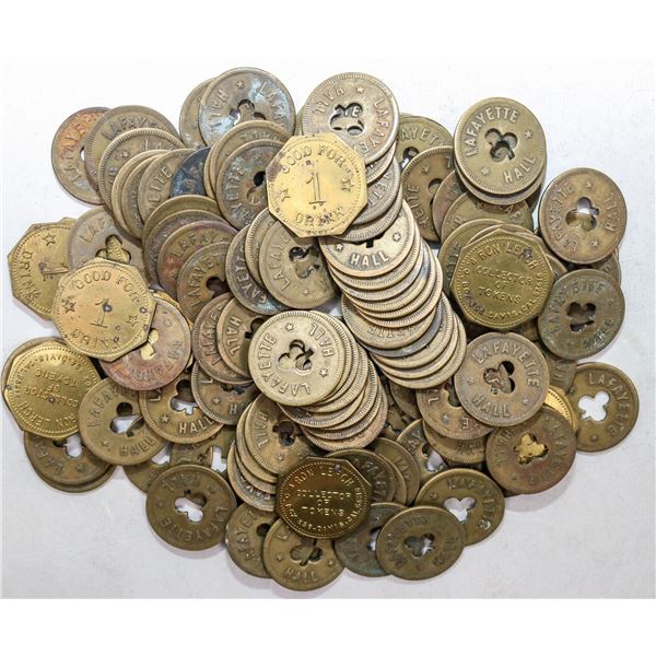 Lafayette Hall/ Ron Lerch Token Hoard (about 120) [195179]