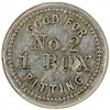 Image 2 : Rare Santa Susana, CA token, G. C. Sawtelle  [202427]