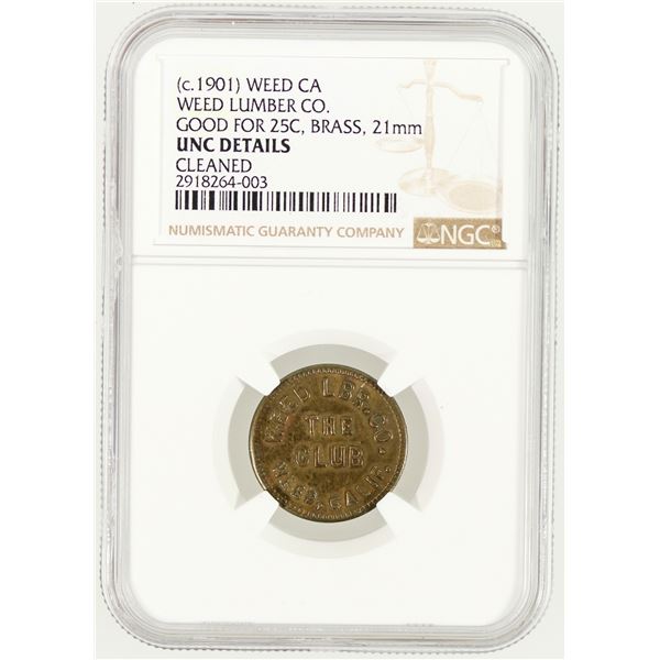 Weed Lumber Company Token [201605]
