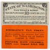 Image 1 : Pioneer Days "Emergency Tax Token" & Scrip  - Pair [199871]