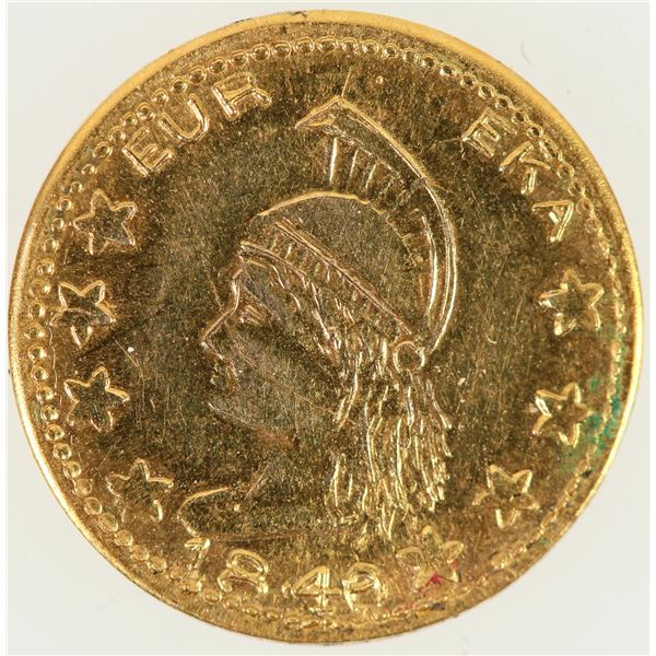 California Gold Token 1849 [202640]