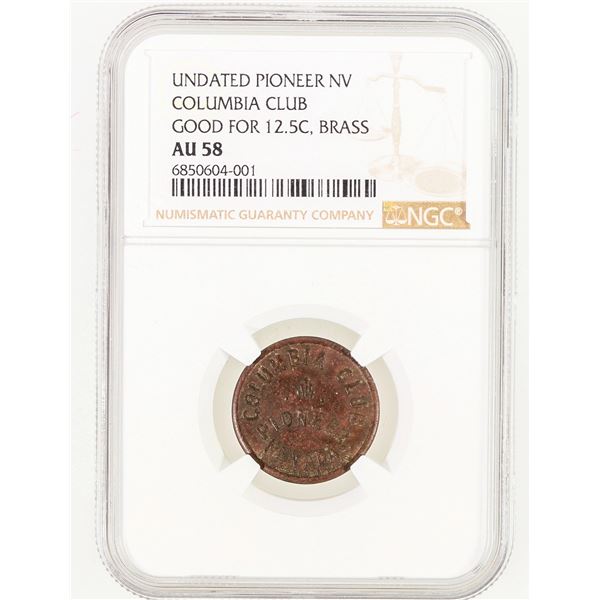 Columbia Club Token, Pioneer, Nevada [190734]