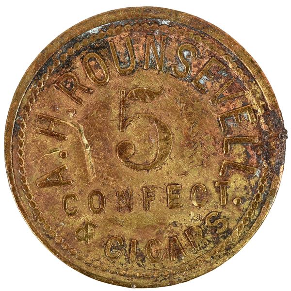 A.H. Rounsevell Confect & Cigars Tonopah Token [202409]