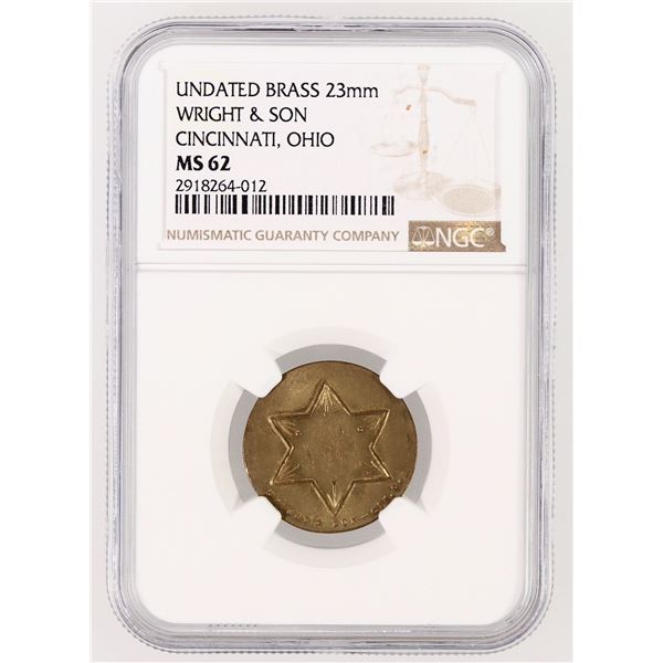 Cincinnati, Wright & Son Token [199138]