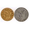 Image 1 : $5 Gold Piece Spiel Markes (2) [201032]