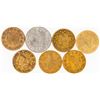 Image 1 : Brass Counters after US $5 Gold Piece, 7pcs [191978]