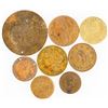 Image 1 : Brass Counters after US Coins, et al., 8pcs  [191975]