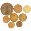 Image 2 : Brass Counters after US Coins, et al., 8pcs  [191975]