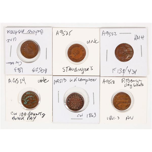 Civil War Era Business Tokens [190696]