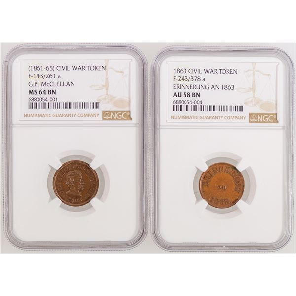 Civil War Tokens (2) [201889]