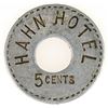 Image 2 : Hahn Hotel Token, Unknown Location [192661]