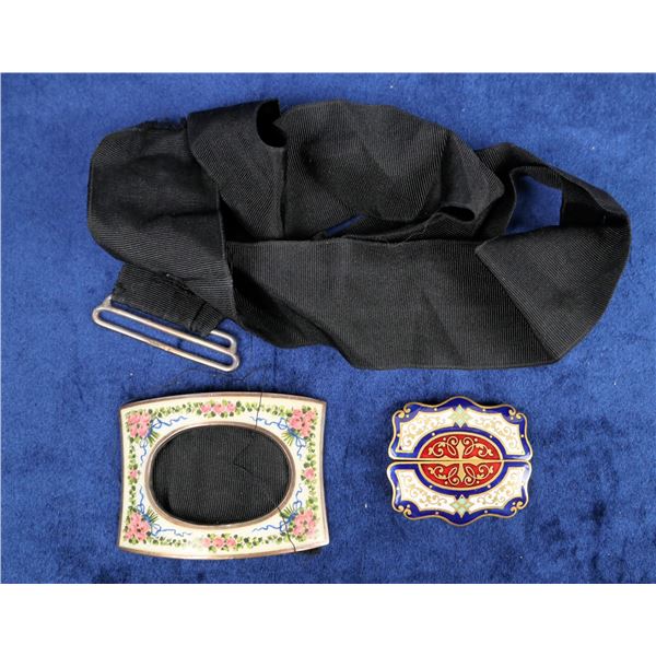 Cloisonne Belt Buckle [124969]