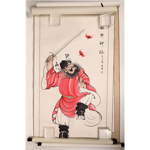 Lot x2, Scroll paintings, Wu Zeng [181364]