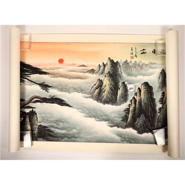 Lot x5, watercolor paintings, Wu Zeng [181365]