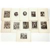 Image 1 : Hogarth Self Portrait and Unfinished Work Prints (11) [187185]