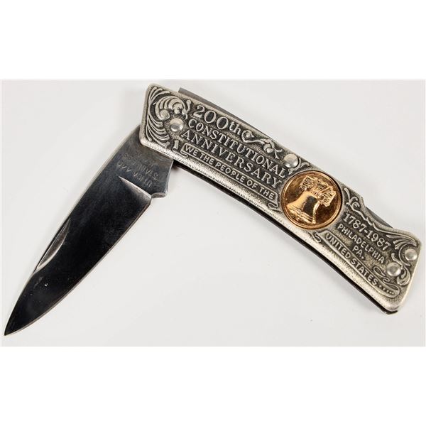 Utica Folder Knife 200th Constitutional Anniversary 1787-1987  [200995]