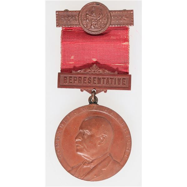 W. F. Hambright GAR Meeting Badge 1923 [200112]