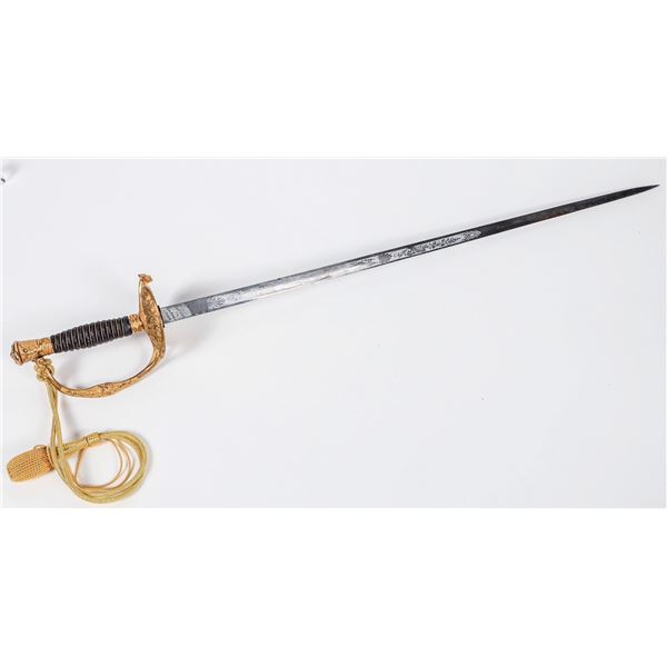Civil War Officer's Sword with Scabbard 1860s [201000]