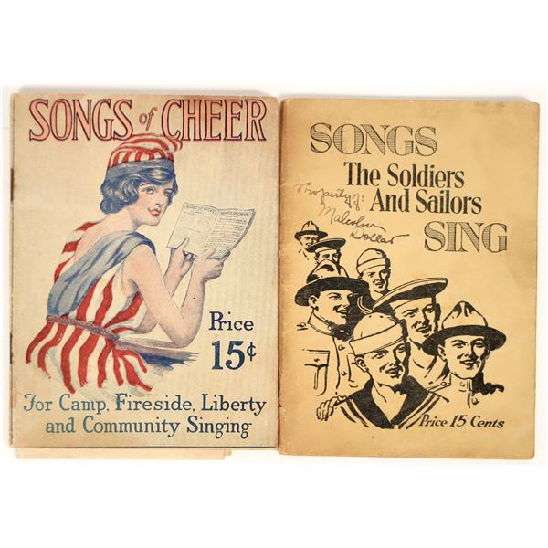 Early Motivational War-Time Song Books [202153]