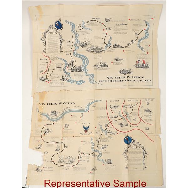 World War 2 Ephemera and Map Collection [195785]