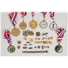 Image 1 : WWII Military Buttons, Lapel Pins and Auburn Calif  Commemorative Medallions [201161]
