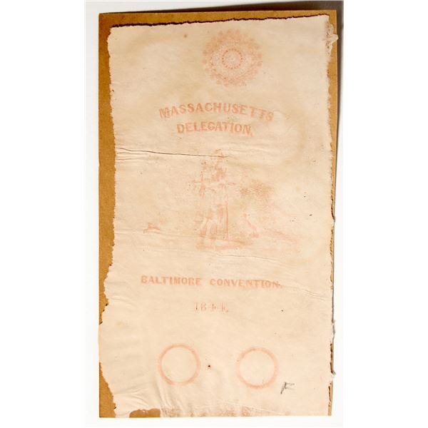 Democratic National Convention Ballot 1844 [200110]