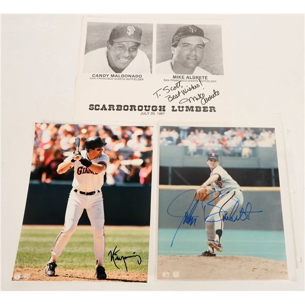 SF Giants Autographed Photos (4) [188558]