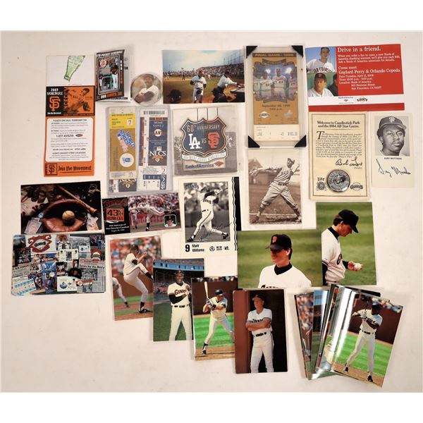 SF Giants Ephemera [188499]