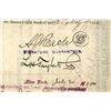 Image 2 : HOF- Pioneer Baseballer A. J. Reach Signed RR Stock [182344]