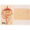 Image 1 : HOF Baseball Rogers Hornsby Autograph Cut [182244]