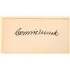 Image 1 : HOF Connie Mack Autograph Cut [181919]