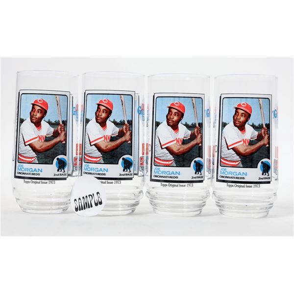 Baseball Collectible Glasses, Joe Morgan  (1985, Topps) [188829]