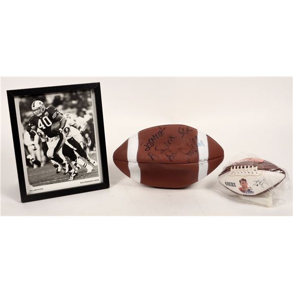 Joe Gibbs Autographed NFL Ball and More [192053]