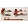 Image 1 : Lot of  (2) Antique Ice Skates Pairs [191780]