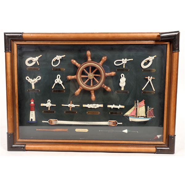 Mariner's Knot Exhibit Board, Framed [193568]