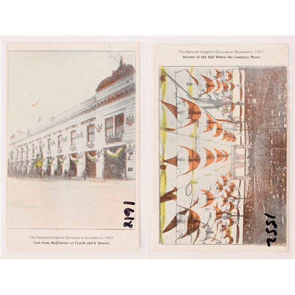 Postcards - Sacramento Irrigation Conference, 1907 (2) [186692]