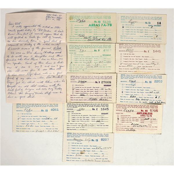 Nevada Postmarks, 1950s-1960s (10) [201449]